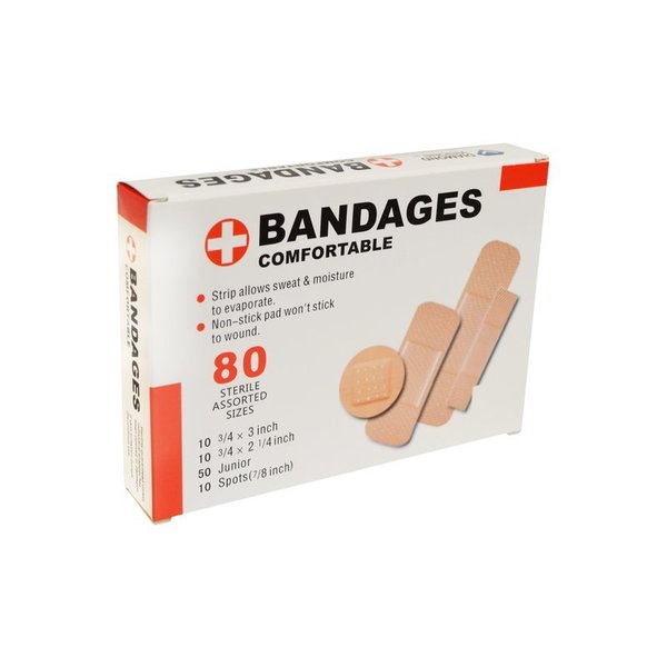Jmk Bandages Asstd 80Ct 06-2411